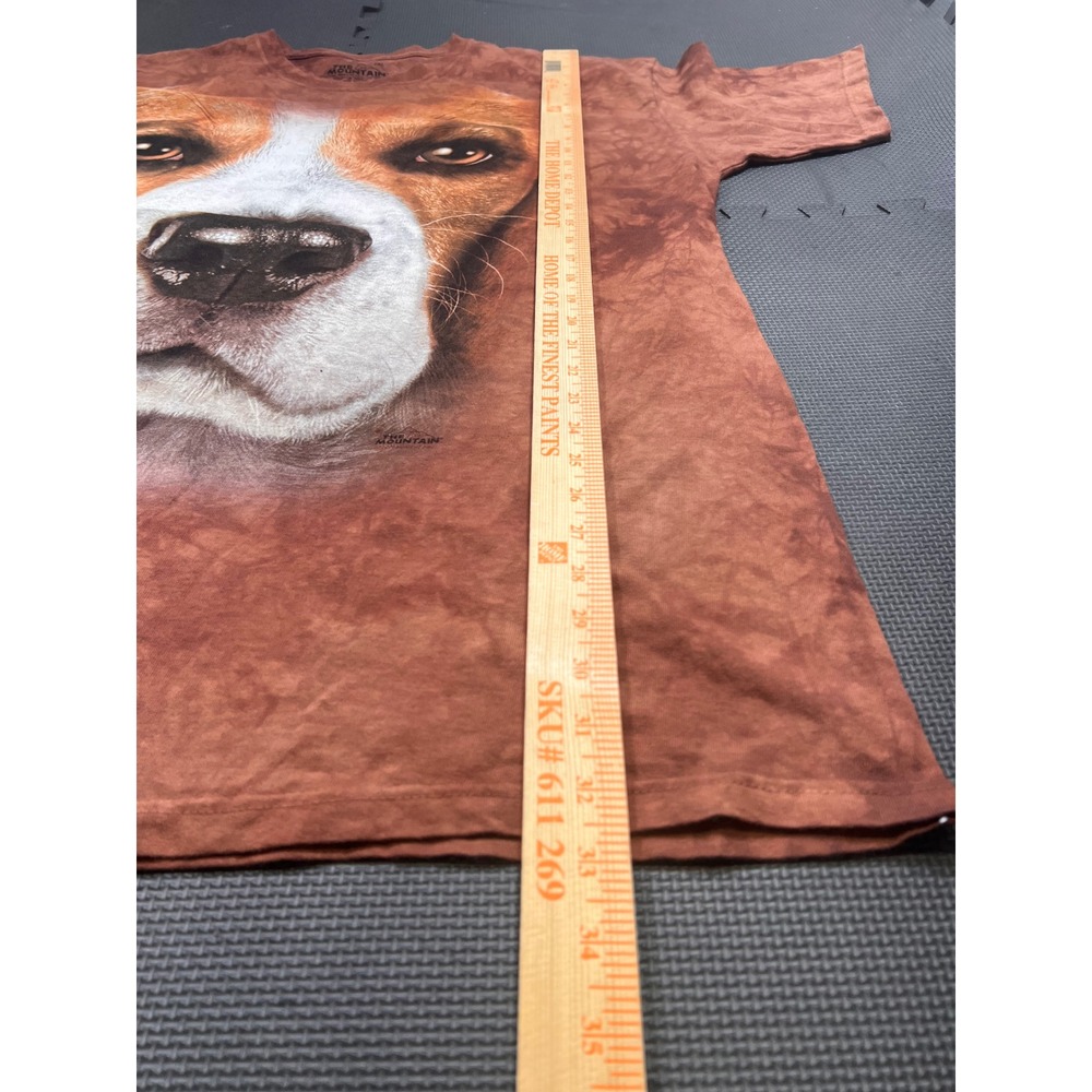 The Mountain Beagle‎ Dog Face Graphic Tie Dye acid T-Shirt sz 2XL Novelty 2011 - Picture 5 of 7